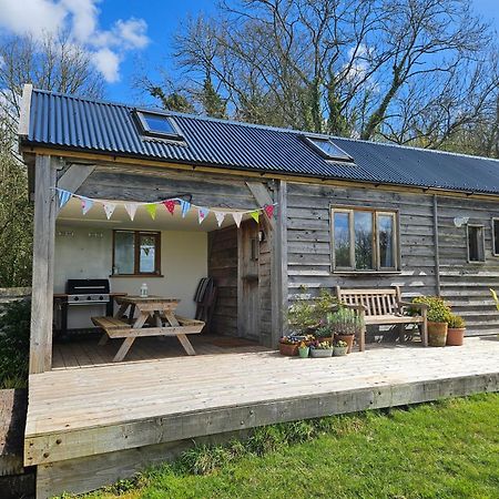 Log Cabin At The Old Summer Dairy Glastonbury Somerton  Exterior foto