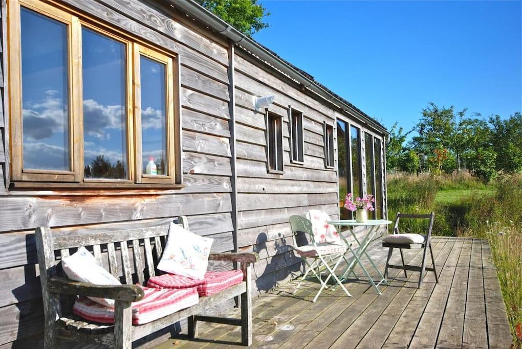 Log Cabin At The Old Summer Dairy Glastonbury Somerton  Exterior foto